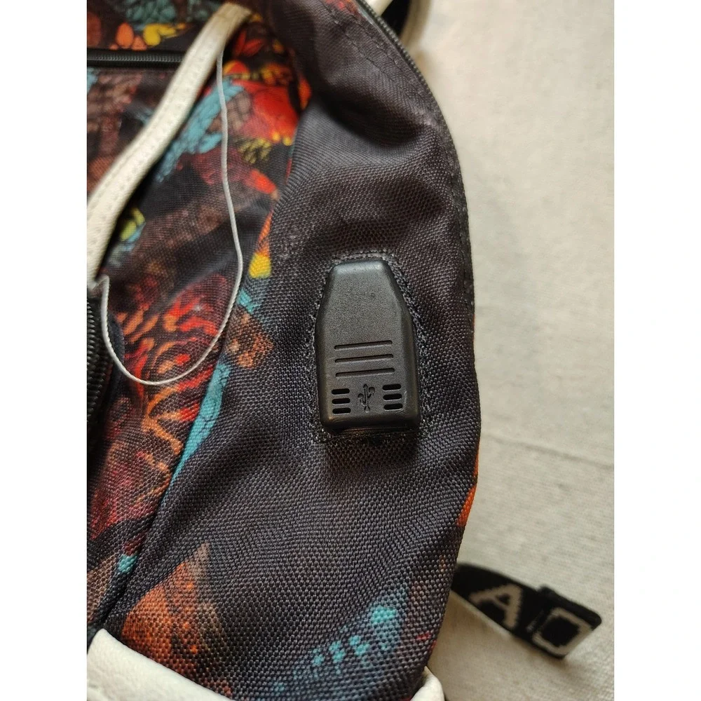 Aolida Naruto Shippuden Anime Backpack Multi Color Graphic Print‎ Laptop Bag